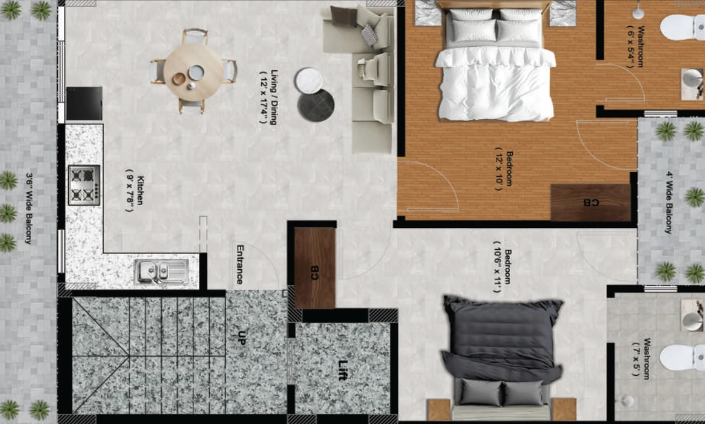 2 BHK Flat in BLF The Nature Valley in Sector 35, Gurgaon - Image 917793