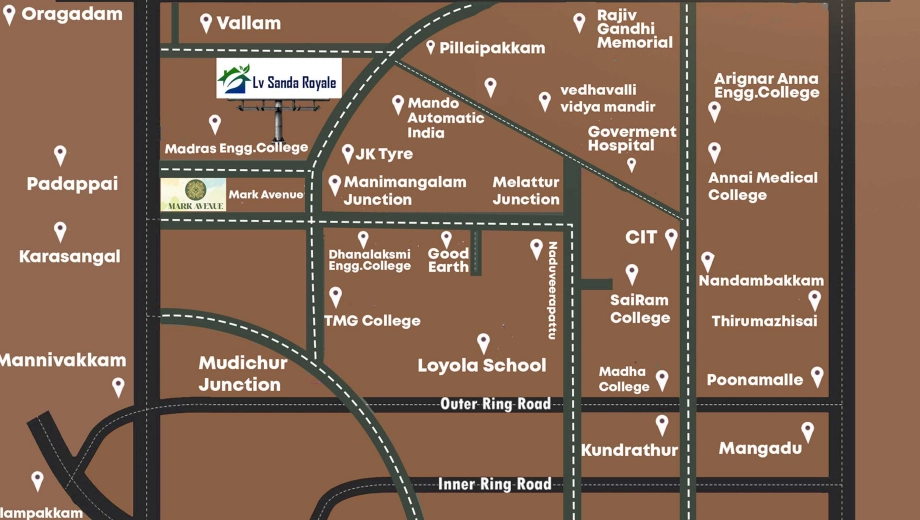 Location of Sathiyam LV Sanda Royale - Image 402678