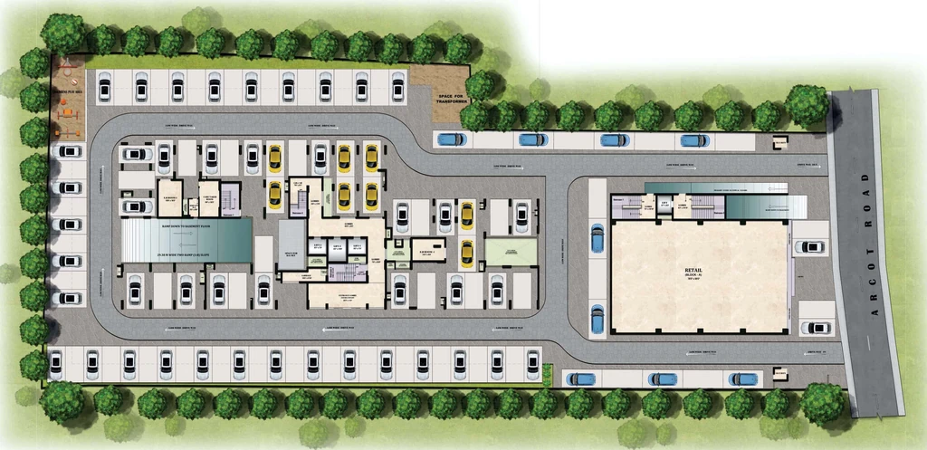 Master Plan of Vencer Palatine in Valasaravakkam, Chennai - Image 402721