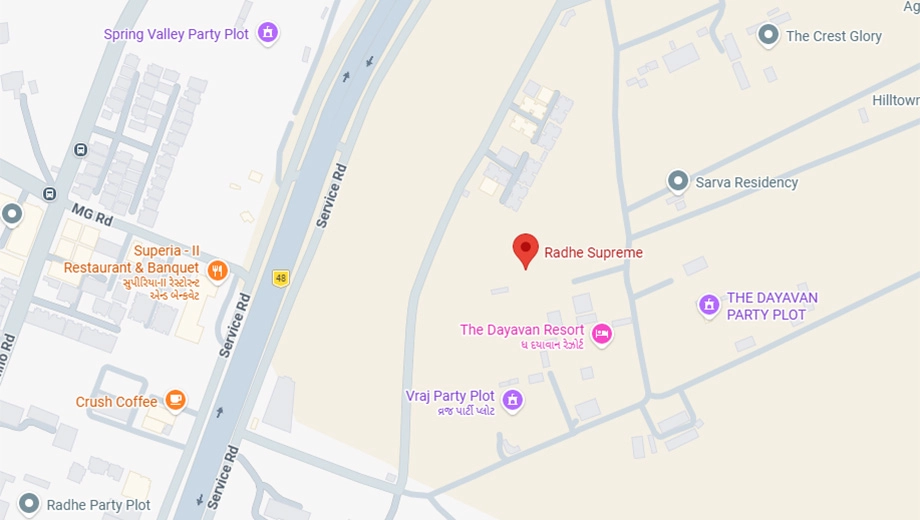 Location of Sumegh Radhe Supreme - Image 402806