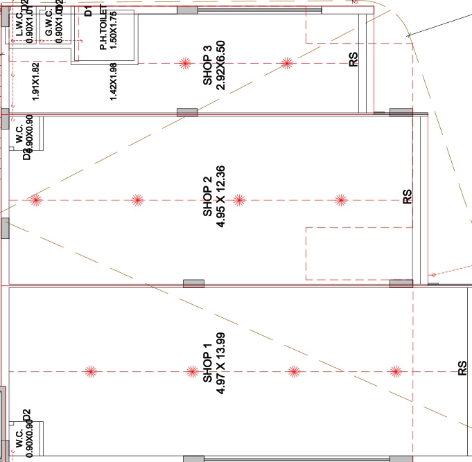 Floor Plan of Commercial Surya Icon in Shela, Ahmedabad - Image 402824