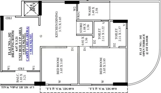 2 BHK Flat in Swastik Elenza in Nikol, Ahmedabad - Image 917878