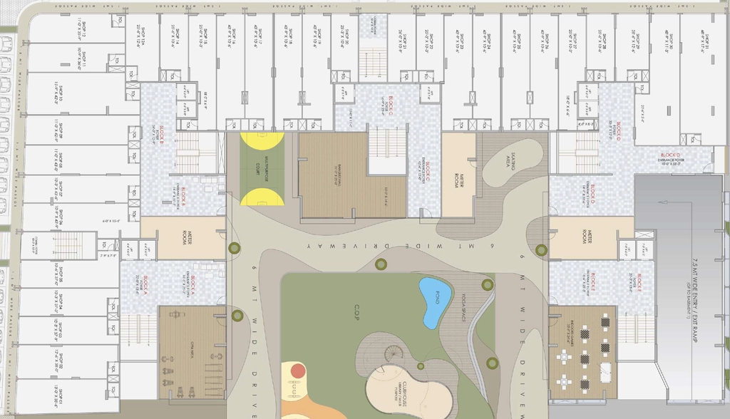 Floor Plan of Commercial Swastik Varmine in South Bopal, Ahmedabad - Image 402876