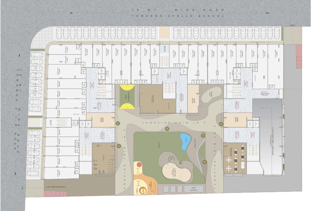 Master Plan of Commercial Swastik Varmine in South Bopal, Ahmedabad - Image 402875