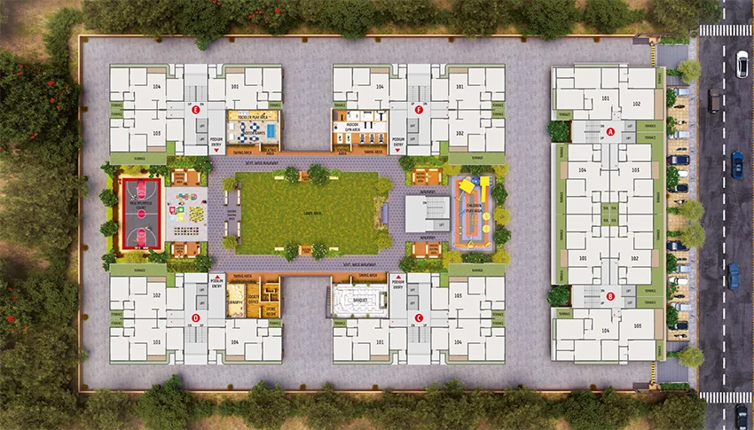 Master Plan of Tapovan Amour in Shela, Ahmedabad - Image 402887