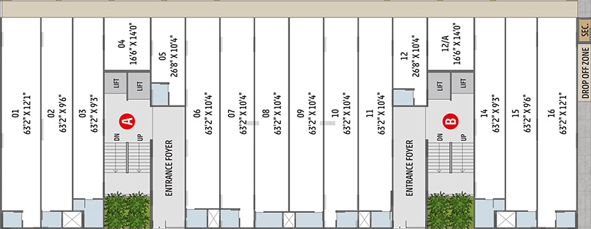 Floor Plan of Commercial Tapovan Amour in Shela, Ahmedabad - Image 402893