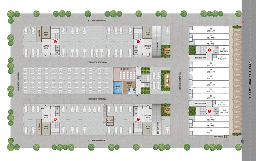 Master Plan of Commercial Tapovan Amour in Shela, Ahmedabad - Image 402892