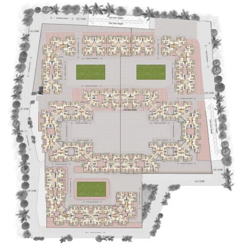 Master Plan of Dheeraj Jade Residences in Wagholi, Pune - Image 403207