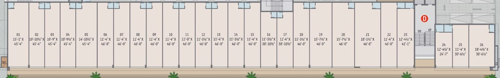 Floor Plan of Commercial TCC The Centrium 2 in Ranip, Ahmedabad - Image 402906