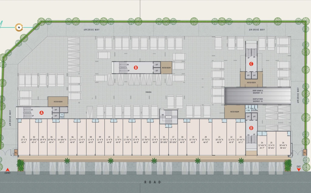 Master Plan of Commercial TCC The Centrium 2 in Ranip, Ahmedabad - Image 402905
