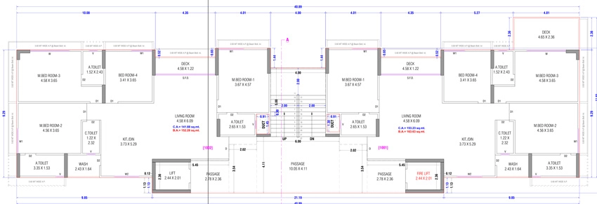 Floor Plan of Vijay Silver Arise in Shakti Nagar, Surat - Image 411122