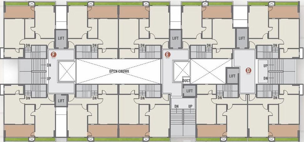 Floor Plan of Vibgyor Sculpture in Ognaj, Ahmedabad - Image 402926