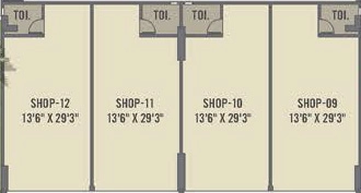 Floor Plan of Commercial Vibgyor Sculpture in Gota, Ahmedabad - Image 402934