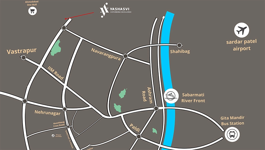 Location of Yashasvi Ekam - Image 402937