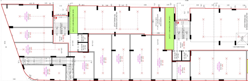 Floor Plan of Commercial Yashasvi Ekam in Paldi, Ahmedabad - Image 402942