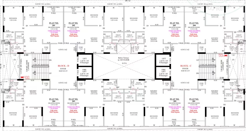 Floor Plan of Yashvi Family in Nana Chiloda, Ahmedabad - Image 402963