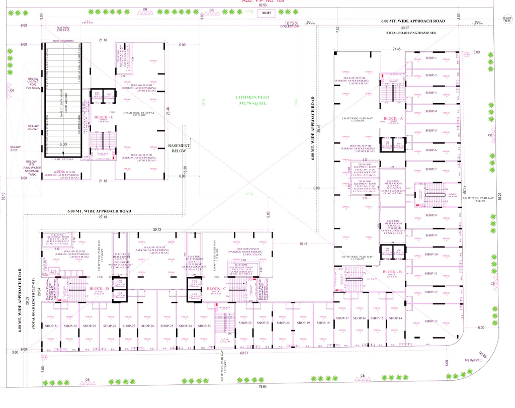 Master Plan of Commercial Yashvi Family in Nana Chiloda, Ahmedabad - Image 402969