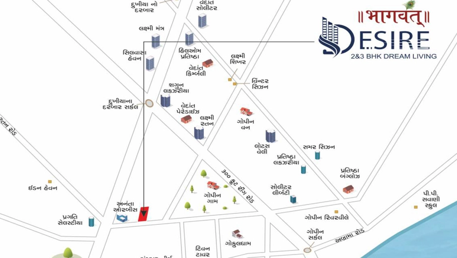 Location of Siddheshwar Bhagwat Desire - Image 411131