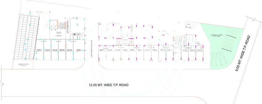Master Plan of Commercial Yogi Kens Residency in Saijpur Bogha, Ahmedabad - Image 402980