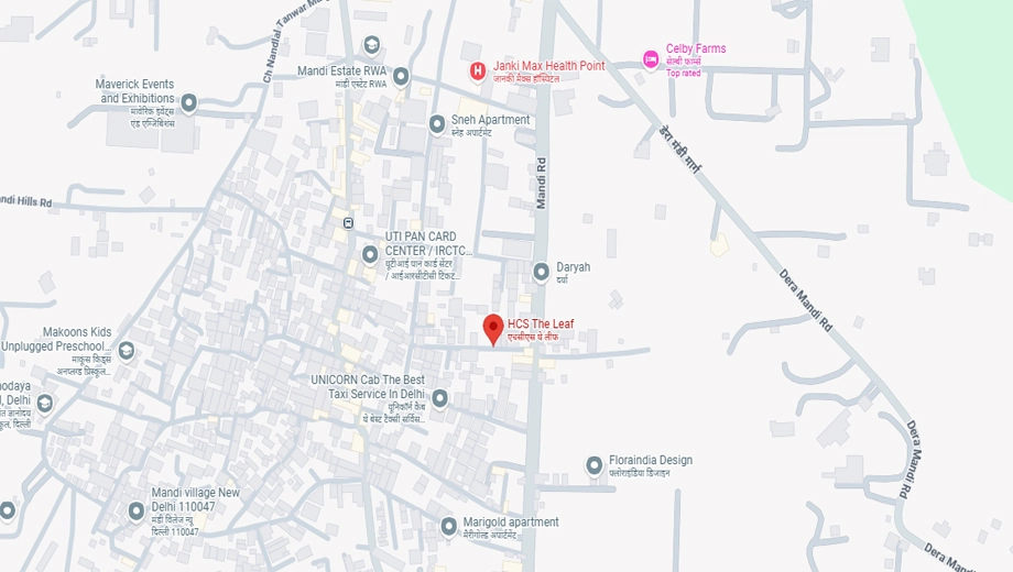Location of HCS The Leaf in Mandi, New Delhi - Image 402999