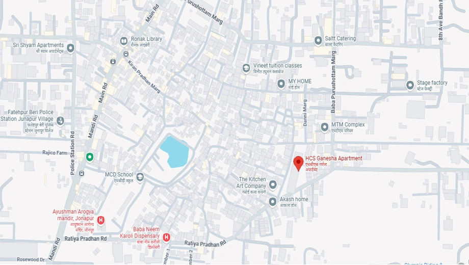 Location of HCS Ganesha in Jonapur, New Delhi - Image 403008