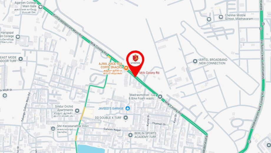 Location of Raunaq Liverpool - Image 403062