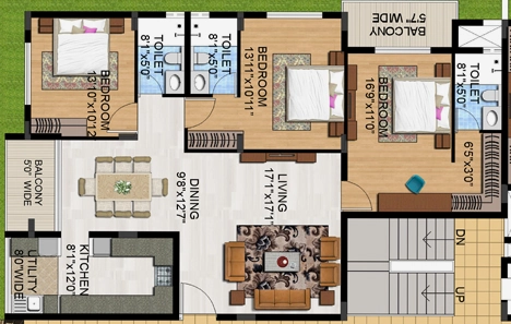 3 BHK Flat in Sunland Assara in Jayanagar, Bangalore - Image 917972
