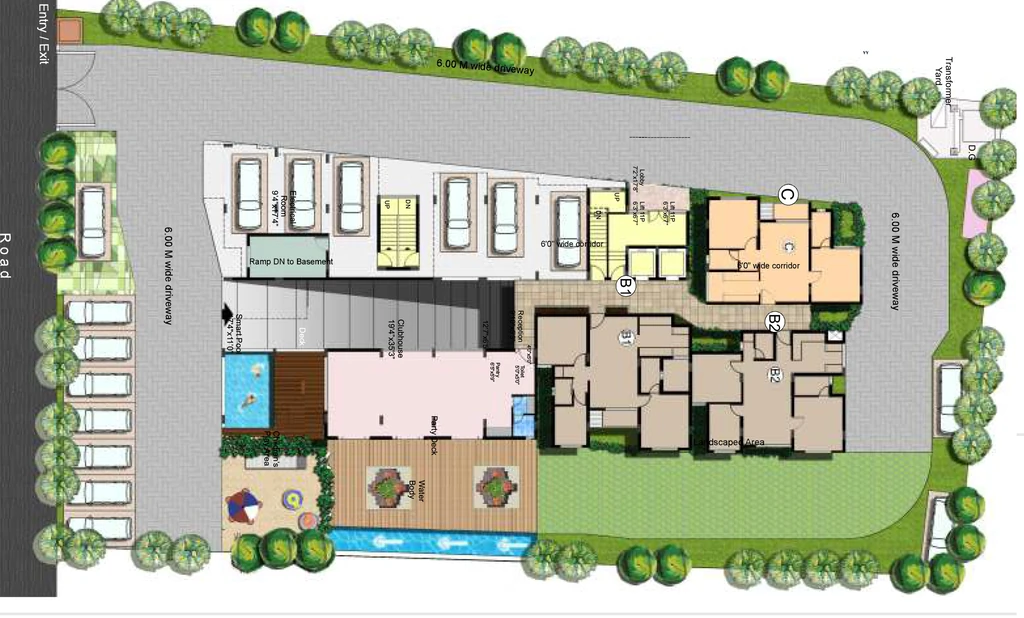 Master Plan of Sunland Aspira in JP Nagar, Bangalore - Image 403093