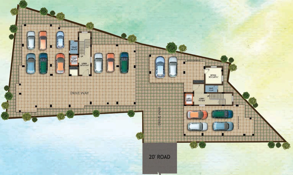 Master Plan of Raunaq Aishwaryam in Arumbakkam, Chennai - Image 403066