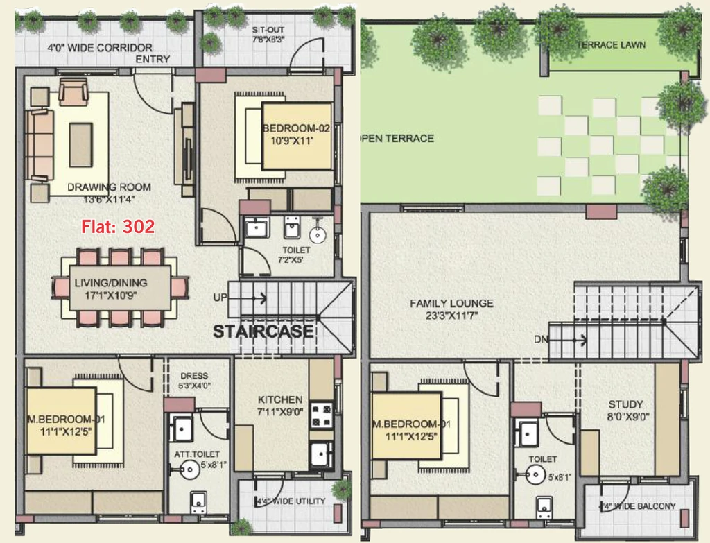 3 BHK Flat in Riverstone Chancellor in Ulsoor, Bangalore - Image 917998