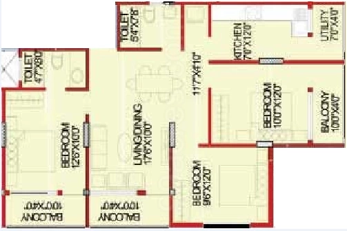 3 BHK Flat in RNG Elite Icon in Sudhama Nagar, Bangalore - Image 917992