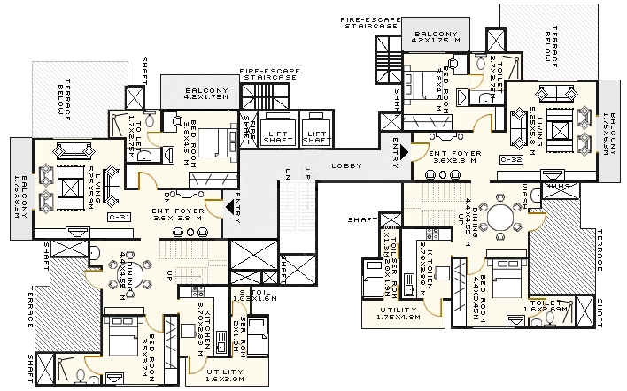 4 BHK Duplex in Sobha Ivory 2 in MG Road, Bangalore - Image 917988