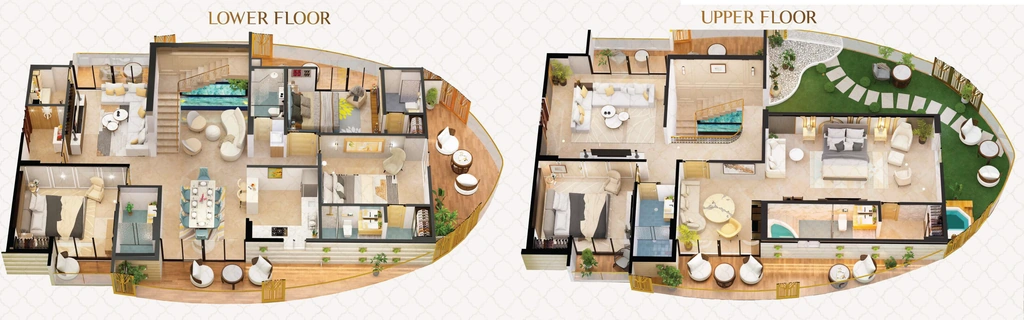 5 BHK Duplex in Hira The Kings Court in Danapur, Patna - Image 918208