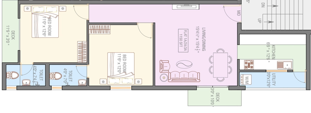 2 BHK Flat in Oyester Kalyan Shravanam in Kilpauk, Chennai - Image 918212