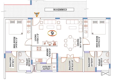 2 BHK Flat in Visalakshi Rajatha Greens in Nagavara, Bangalore - Image 918011