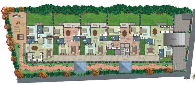 Master Plan of Visalakshi Himapriya in Thanisandra, Bangalore - Image 403180