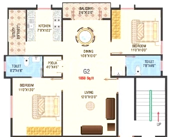 2 BHK Flat in Sagar Sourabh in Old Madras Road, Bangalore - Image 918004