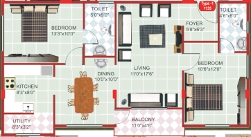 2 BHK Flat in Scion Green Leaf Apartments in Banaswadi, Bangalore - Image 918040