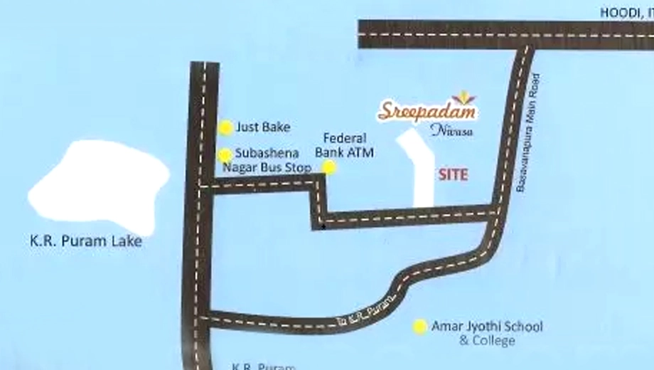 Location of Seven Hills Sreepadam Nivasa - Image 403153