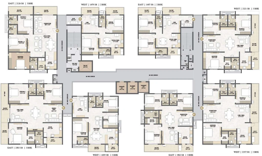 Floor Plan of Sri Mithila Nagari in Kollur, Hyderabad - Image 403645