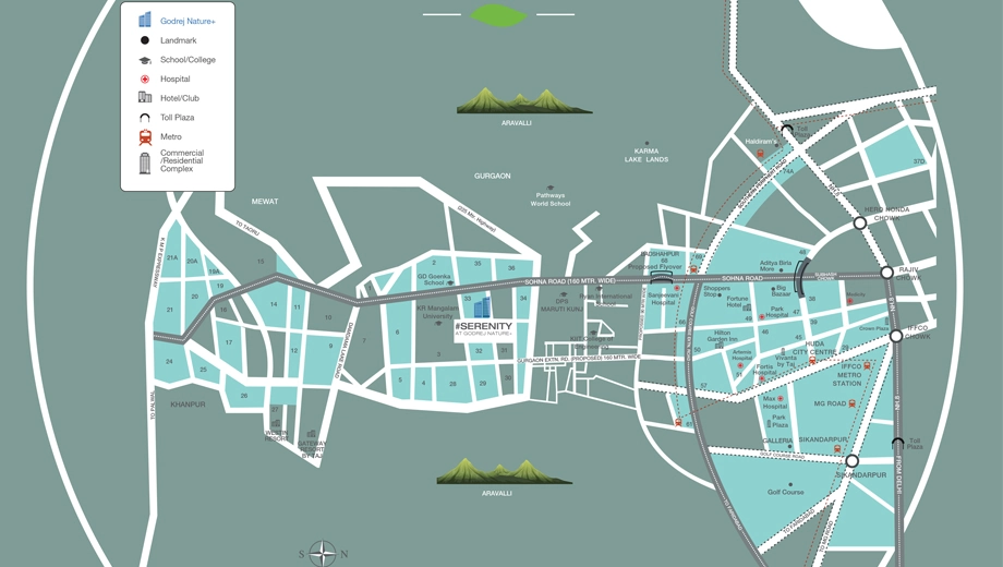 Location of Godrej Nature Plus Serenity - Image 403333
