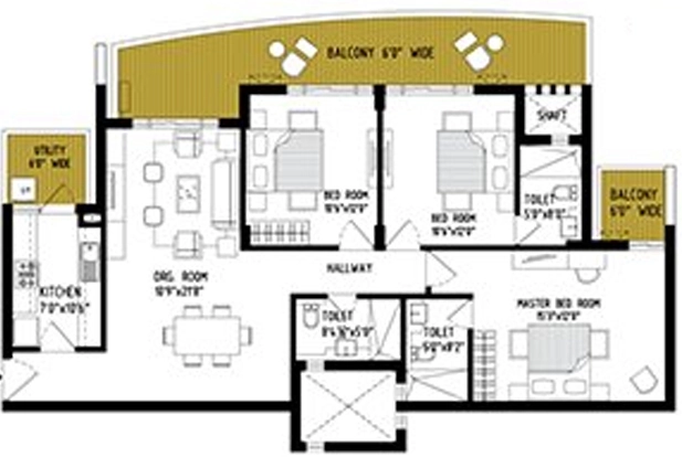 3 BHK Flat in Cosmos Express 99 in Sector 99, Gurgaon - Image 918082
