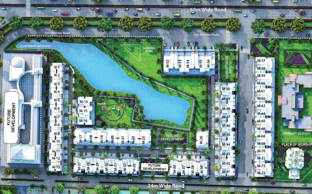 Master Plan of Adani Brahma Samsara in Sector 60, Gurgaon - Image 403398