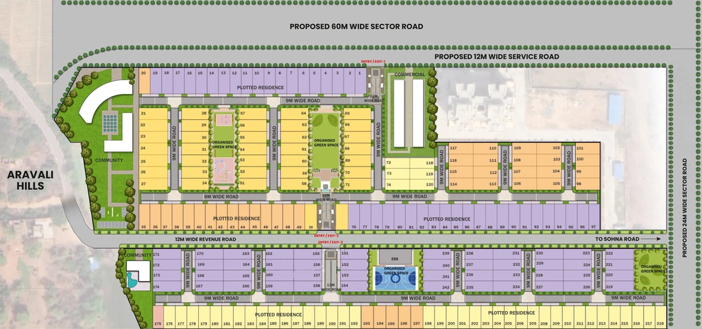 Master Plan of NS Anand Niketan in Sector 49, Gurgaon - Image 403404