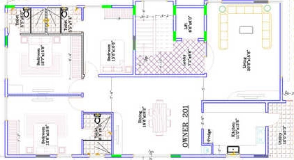 3 BHK Flat in Kay Arr Ssan Silsila in Shanti Nagar, Bangalore - Image 918307