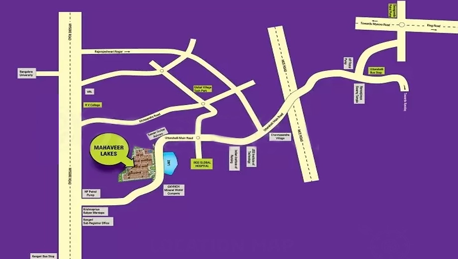 Location of Mahaveer Lakes - Image 403801