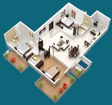 3 BHK Flat in Rajarajeshware Pristine Vara in Shivaji Nagar, Bangalore - Image 918330