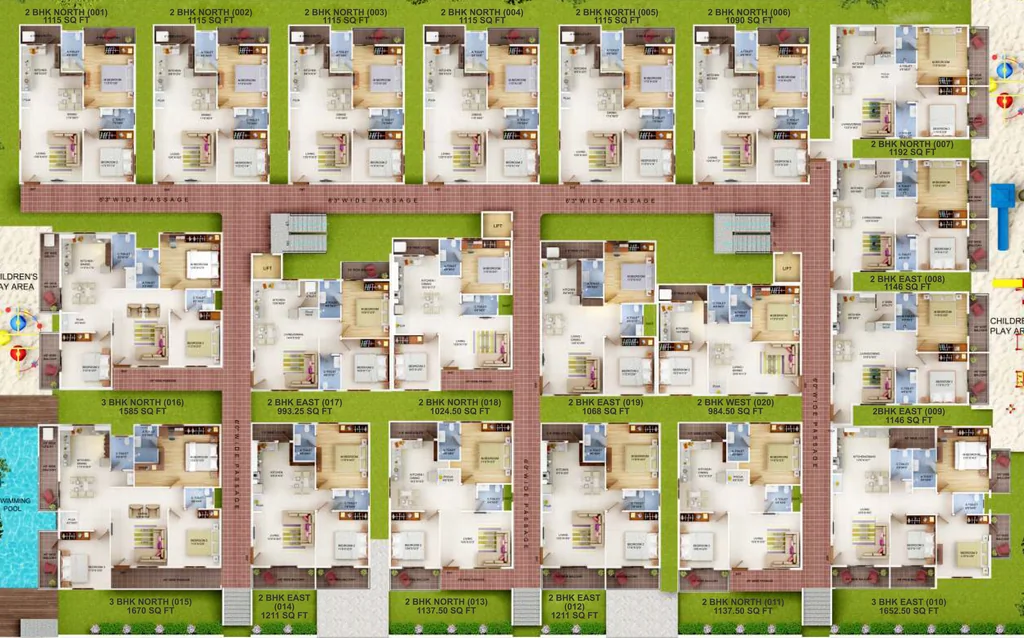 Floor Plan of Sai Kalyan Winst in Hebbal, Bangalore - Image 403833