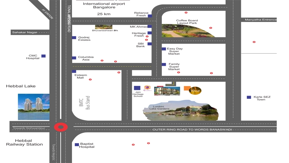 Location of Sai Kalyan Winst - Image 403834