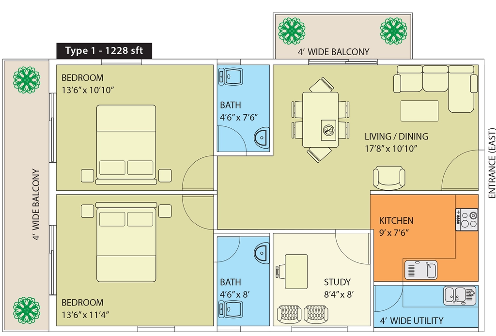 2 BHK Flat in Naksha Hyde Park in Mailasandra, Bangalore - Image 918381